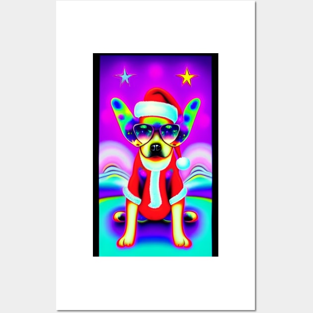 Santa Paws Is Coming To Town Wall Art by ShopSunday